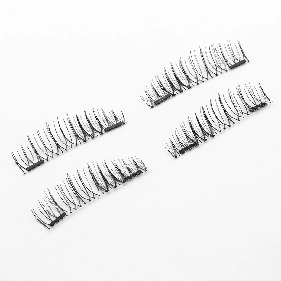 Искусственные ресницы 6D магнитные с двойным магнитом накладные для макияжа