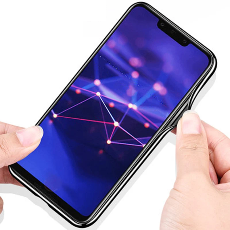 Для Huawei Mate 20 lite чехол крышка синее закаленное стекло задняя для Mate20 чехлы