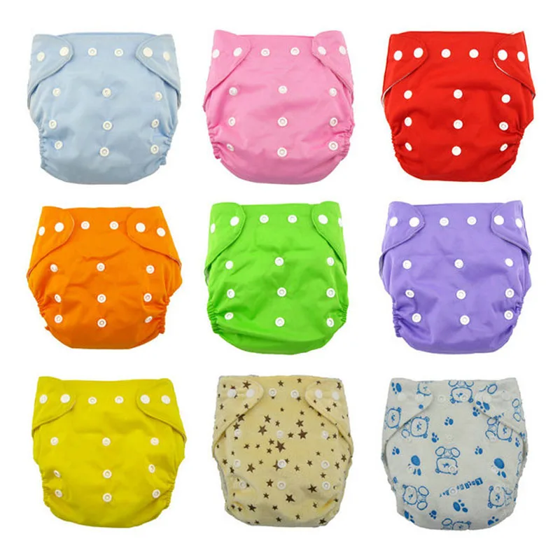 Childbirth preparation Waterproof diapers pocket hot sale 5 Pcs Baby Nappies Reusable Infant Newborn Cloth Diaper Nappy | Мать и ребенок