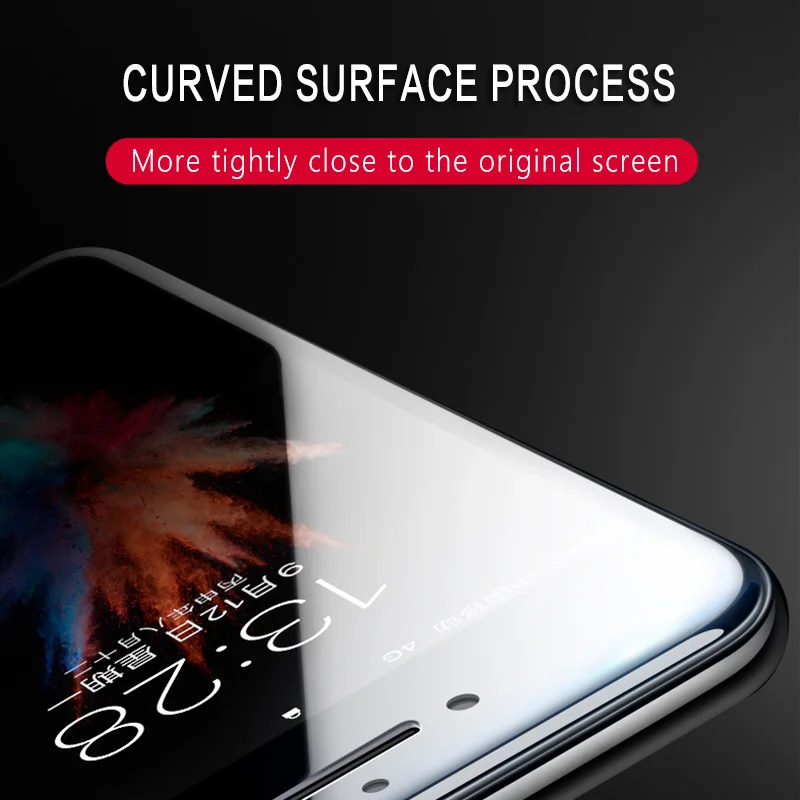 Gourde 10D защитное закаленное стекло для Apple iphone 7 8 5 5S se 6 plus Защитное экрана S Plus |