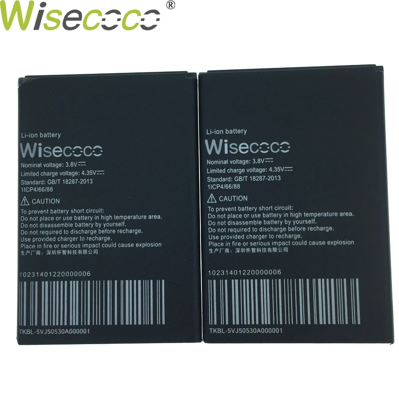 WISECOCO в наличии высокое качество новый оригинальный аккумулятор 3000 мАч для Black Fox