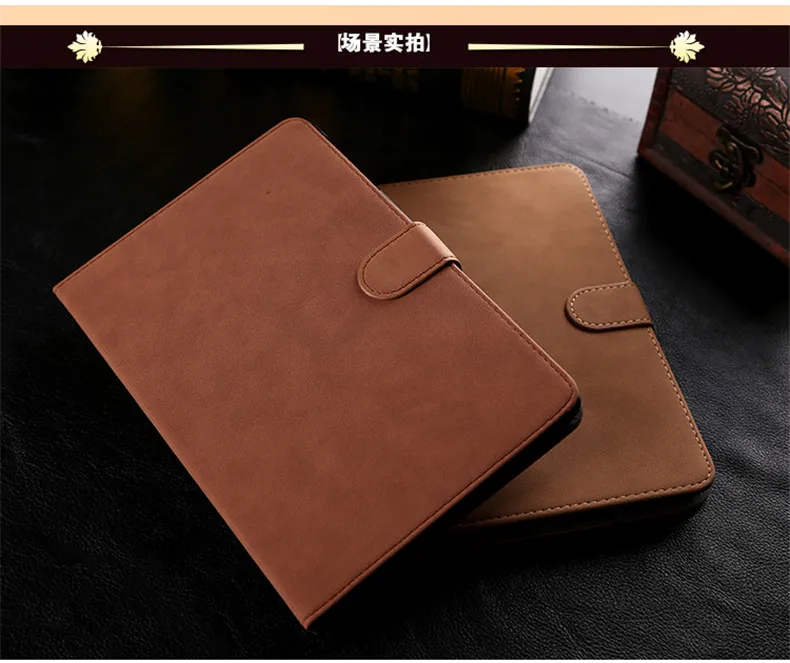 Ретро деловой чехол из ПУ кожи для iPad Air 1 2 Pro 9,7 fundas для Ipad 2 3 4 Mini 1 2 3 4 смарт-чехол для планшетов