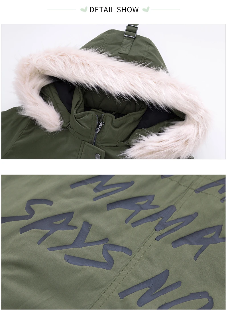 SEMIR модные парки зимние куртки женские пальто искусственный мех с капюшоном воротник повседневные Длинные парки хлопок ватные женские пальто