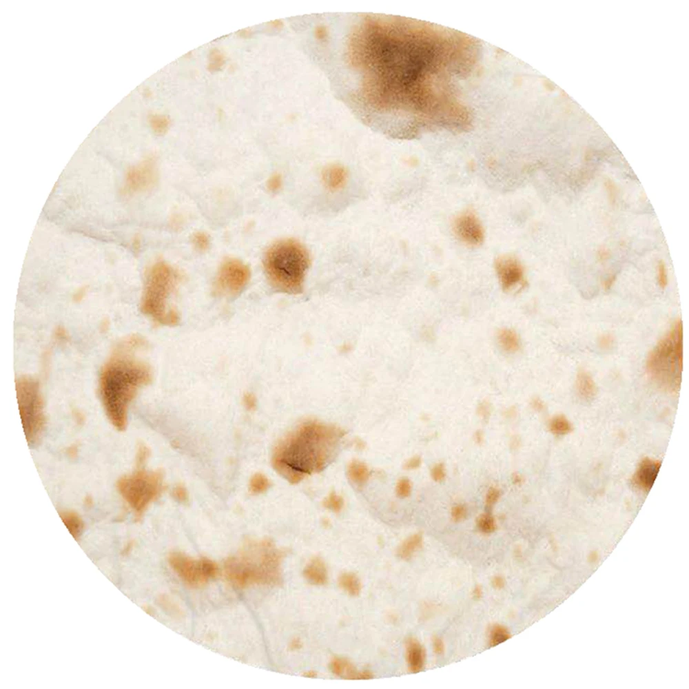 Креативное одеяло Tortilla, круглое смешное одеяло Burrito, супер мягкое Флисовое одеяло для офиса, дивана