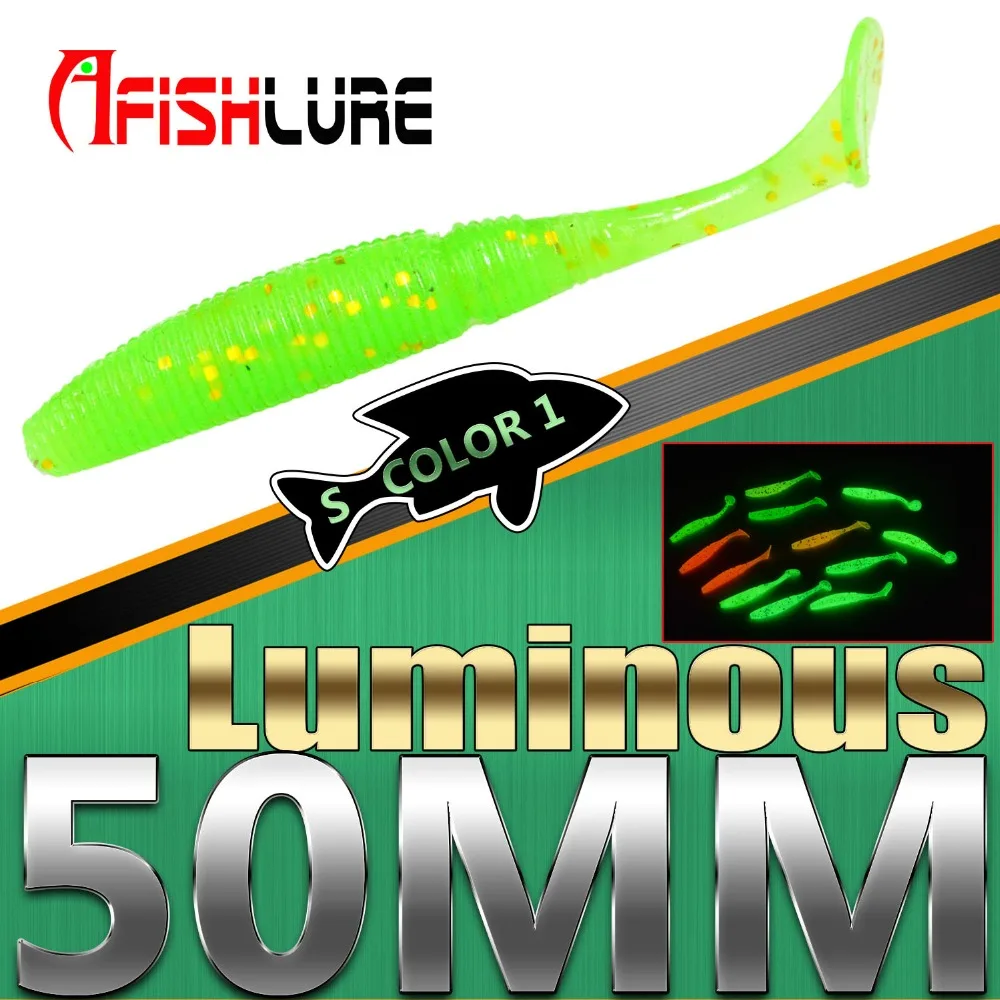 Набор мягких приманок 180 шт. Afishlure мягкие рыболовные приманки светящаяся приманка