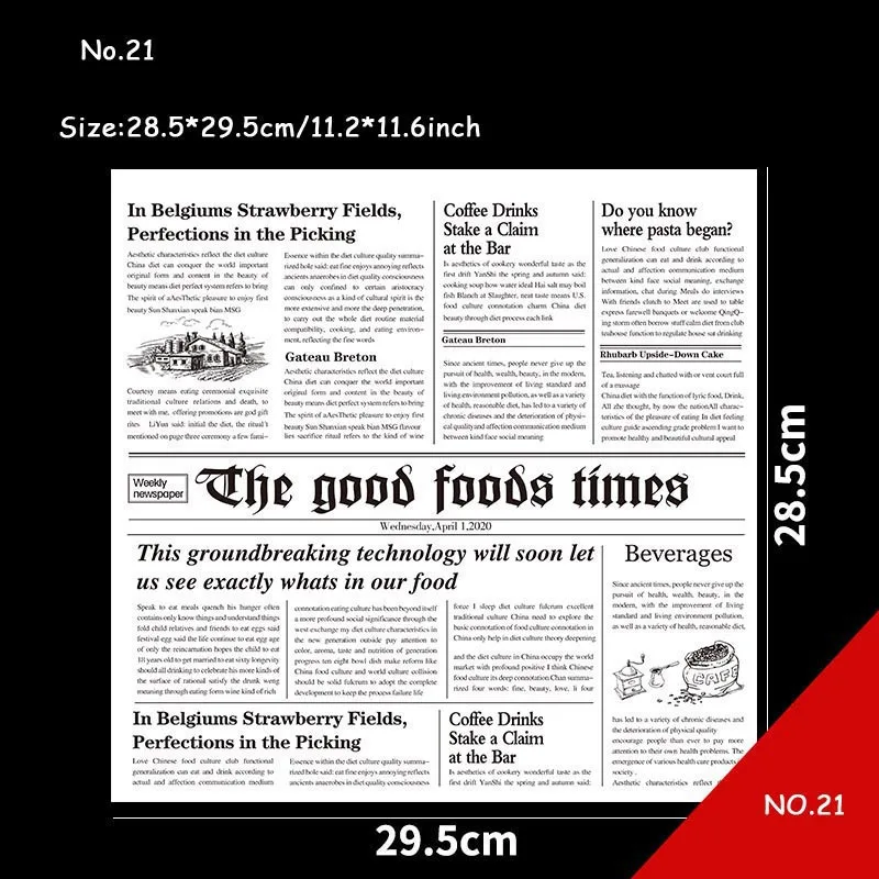 200 шт./компл. одноразовый упаковочный лист для гамбургеров фаст-фуд антимасляная