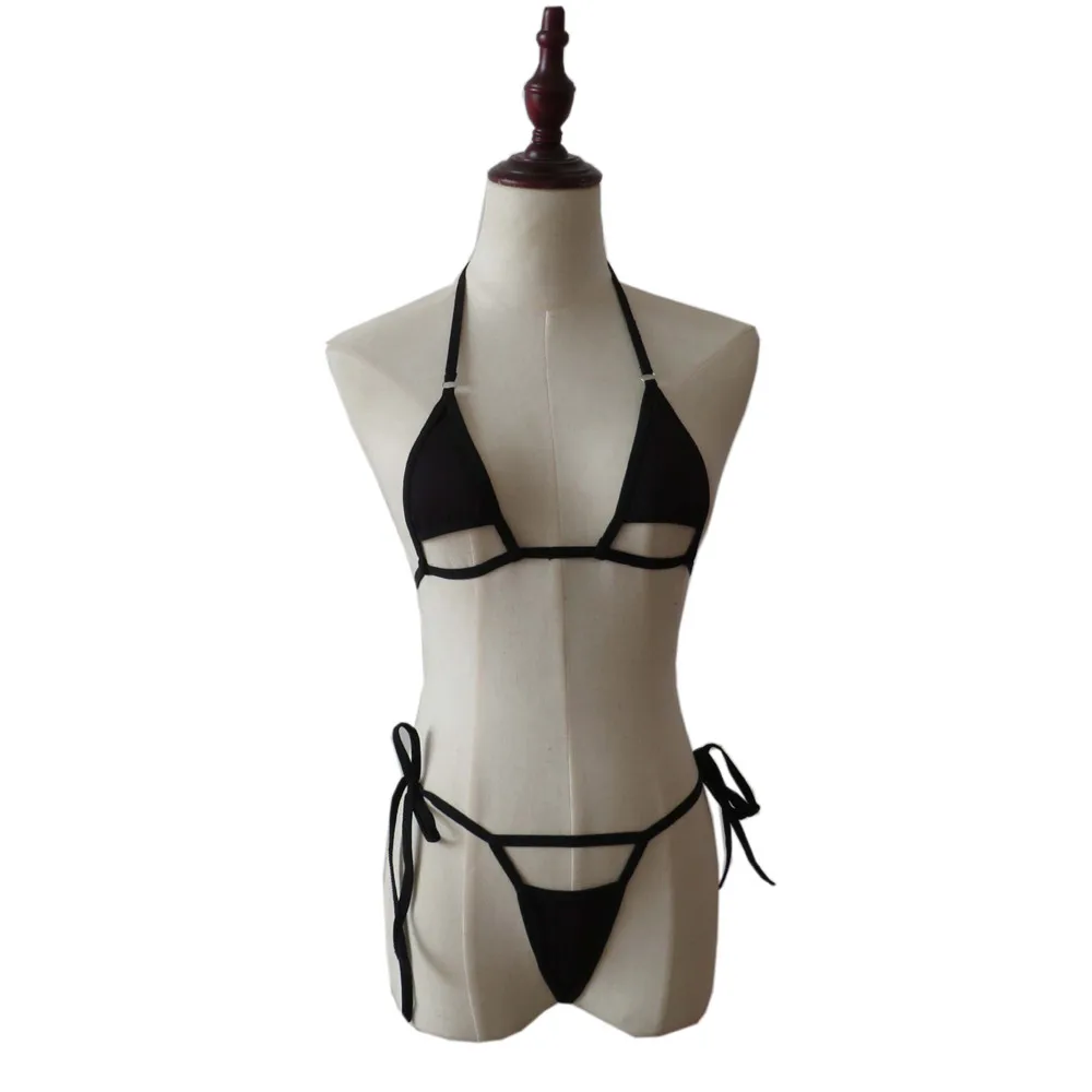 Бикини 2020 Сексуальный Слинг полый треугольный лосьон японская девушка пляжный