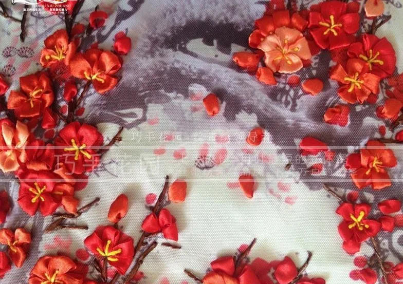 Набор для вышивки бамбуковая Орхидея|ribbon embroidery kits diy|diy embroiderydecorative decorative |