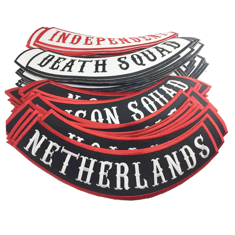 Байкерские патчи для испанских мотоциклов оптом железные полной спины куртки