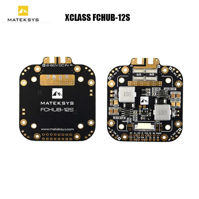 Система Matek XCLASS FCHUB 12S PDB плата 5 В и 12 в выход с датчиком тока 3 Lipo для