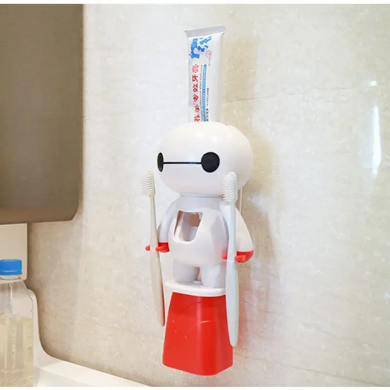 1 set tooth brush holder automatic toothpaste dispenser toothbrush bathroom tools free global shipping
