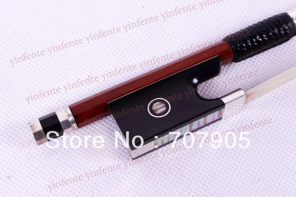 2 шт. новинка 4/4 бант для скрипки качественный серебристого цвета с Парижскими