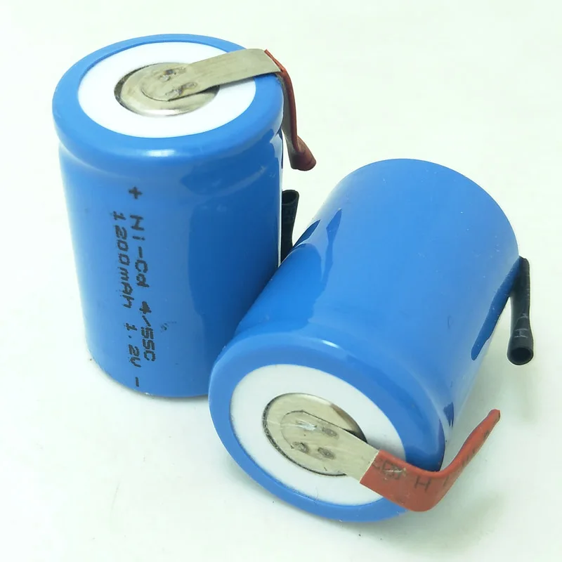 NI-CD 1 2 V 1200 мА/ч 4/5 SubC Sub 4/5SC Перезаряжаемые Батарея сотового Замена для Мощность