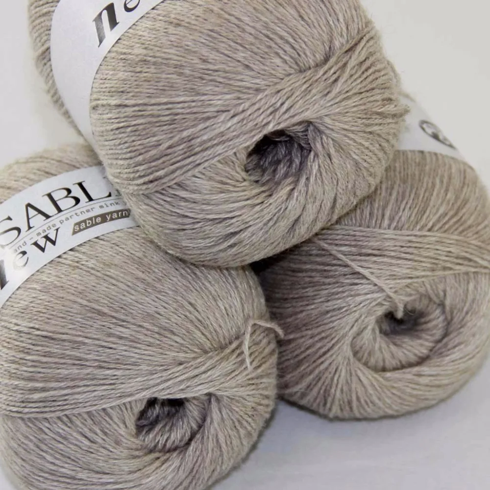 Multicolor Optional Sale Super Soft Pure Sable Cashmere Wrap Shawls Hand Knitting Wool Crochet 3X50gr 243-Yarn C2 | Дом и сад