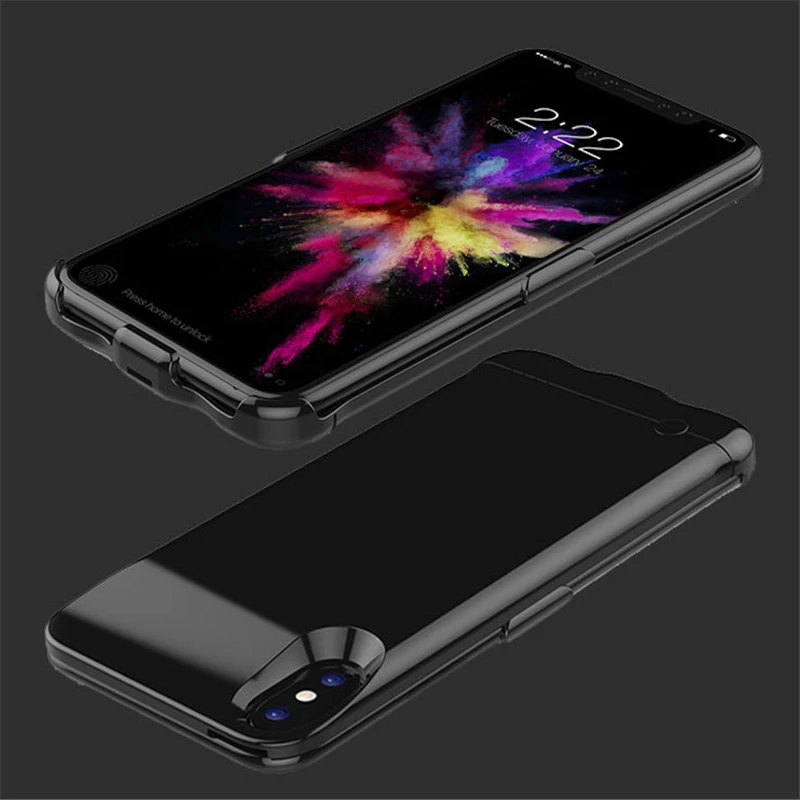 Mobile phone shell for iphone X clamp battery ultra thin no chin apple back clip power supply wireless mobile | Мобильные телефоны