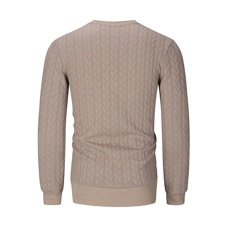 Zogaa плотный вязаный свитер для мужчин пуловеры толстый зимний теплый джемперы