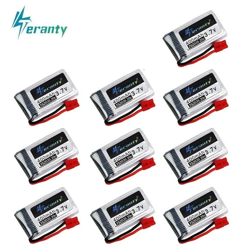 

3.7V 400mah Lipo Battery For SYMA X15 X5A-1 X15C X15W H31 X4 H107 KY101 E33C E33 U816A V252 H6C RC Quadcopter Spare Parts