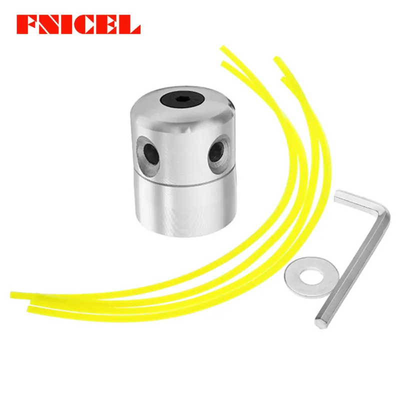 Новая алюминиевая Головка триммера для травы с 4 линиями головка кустореза