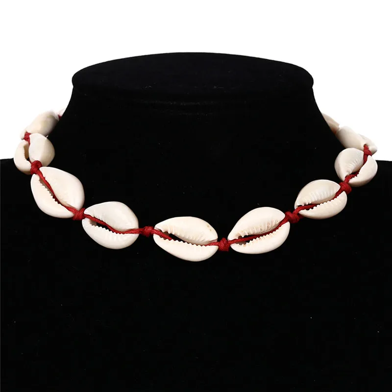 Natural Shell Necklace Women Boho Sea Choker Simple Neckless For Girls Kolye Jewellery Fashion Gift Chocker | Украшения и