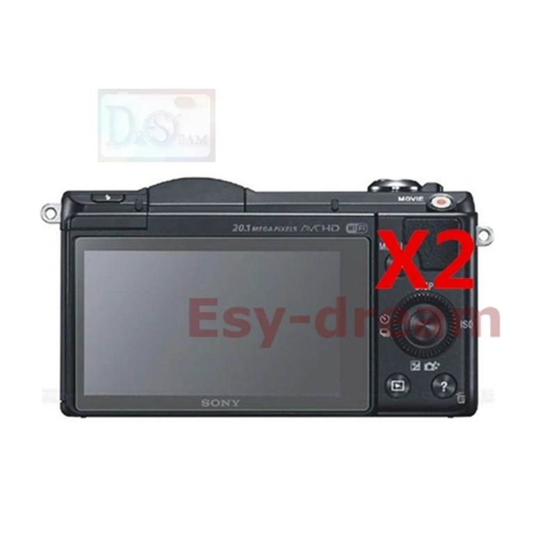 2 шт. защитная пленка для экрана ЖК дисплея Sony NEX 6 7 NEX6 NEX7 A5000 A5100 A6000 A6300 A6400 A6500 A6600|sony