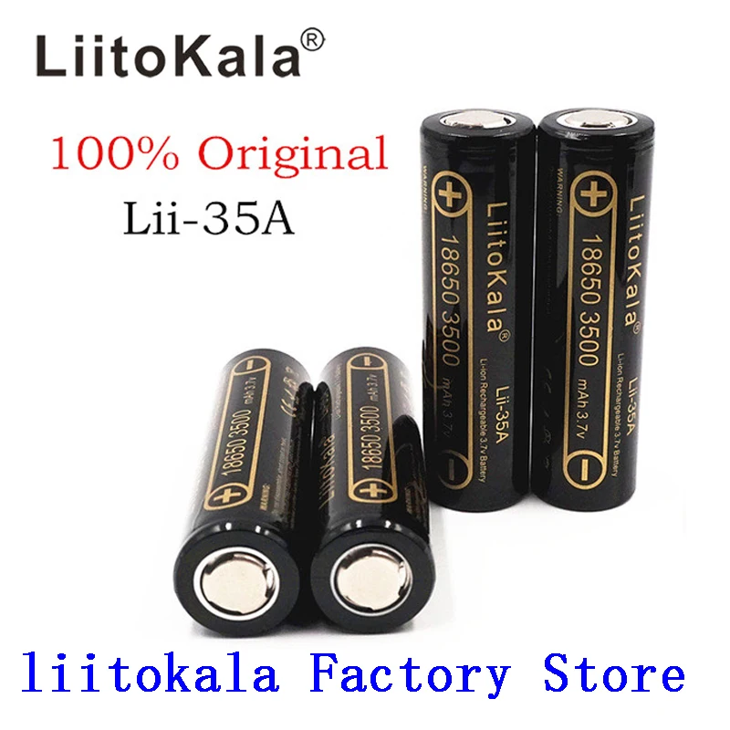Аккумуляторные батарейки LiitoKala Lii 35A 3.7V|rechargeable battery|battery abattery for |