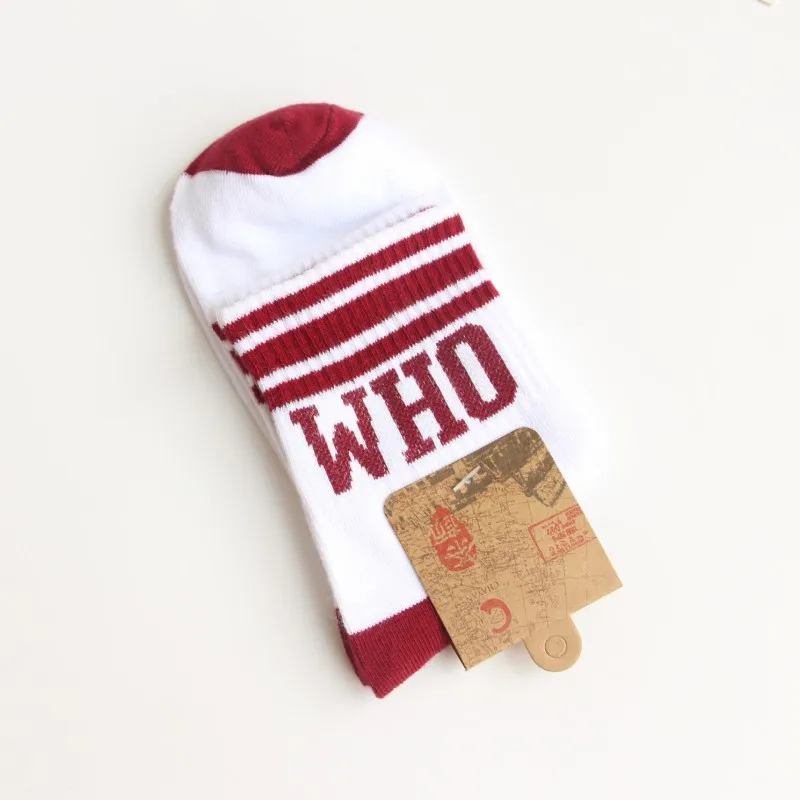 Корейский стиль Для женщин мода пот Носки для девочек дамы Школы Марка письма