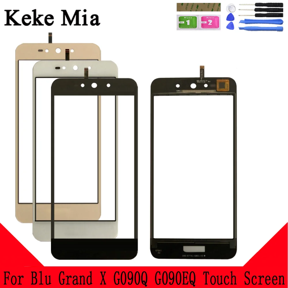Keke Миа 5," мобильный сенсорный экран для Blu Grand X G090Q G090EQ сенсорный экран сенсор дигитайзер Панель переднее стекло