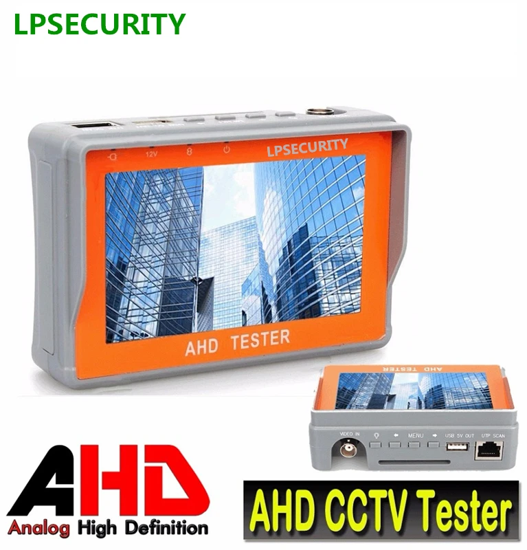 Lpsecurity Портативный 4.3 &quotLTPS ЖК-дисплей 1080 P аналогового видеонаблюдения Камера