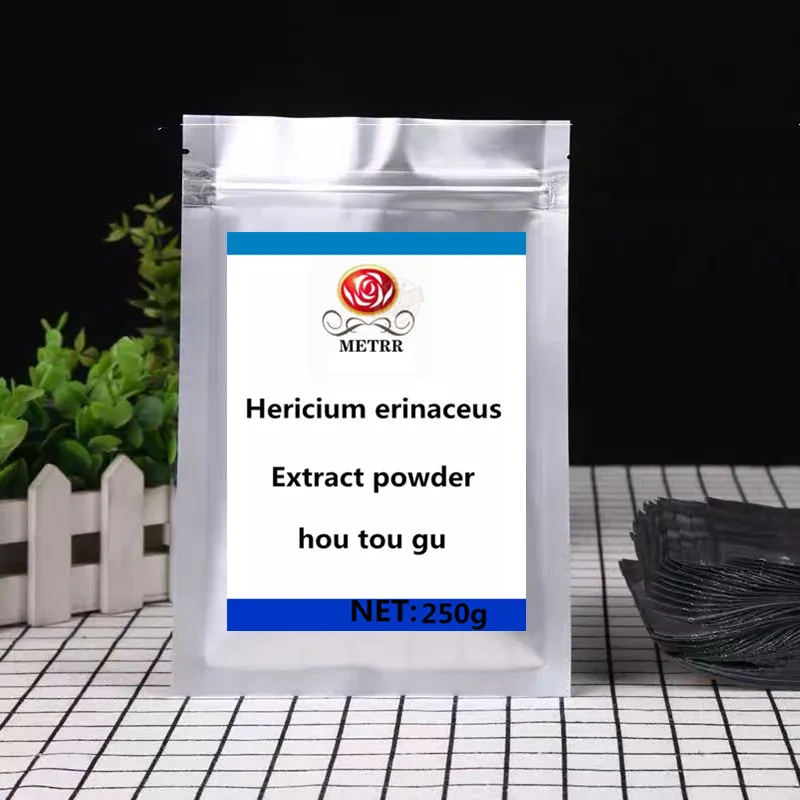 100-1000 г экстракт порошка ericium Erinaceus 10:1, чистый дикий гриб, Hericium Erinaceus повышает устойчивость