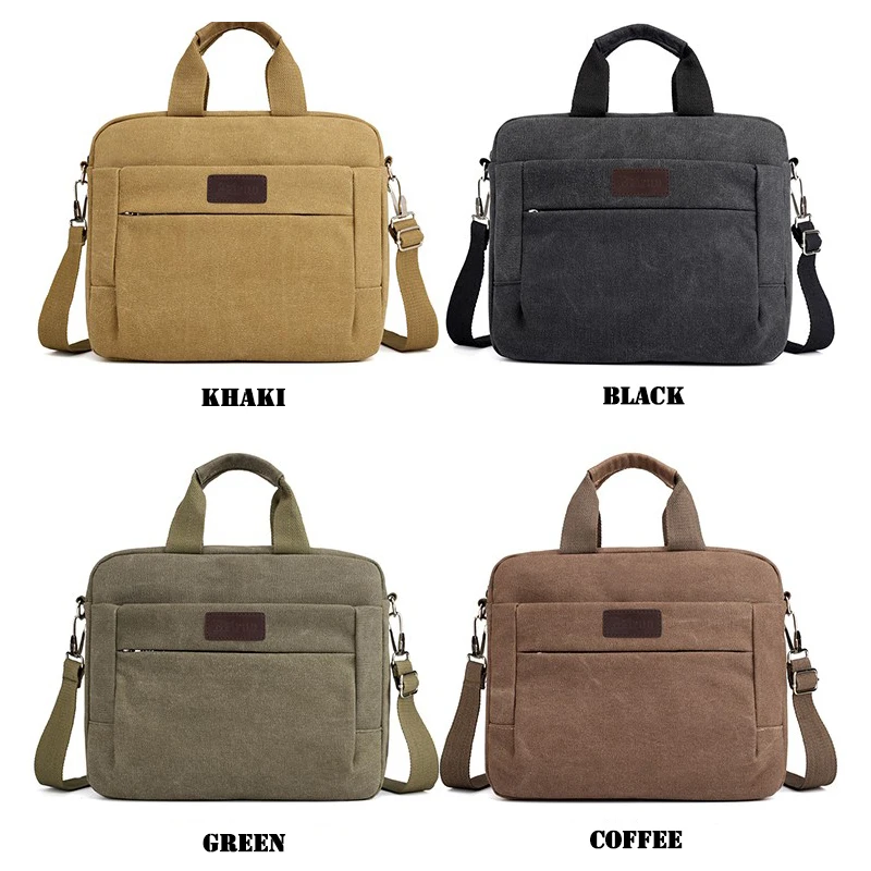 Повседневное Для мужчин Сумки Мода Холст Плечи Портативный Crossbody сумка для
