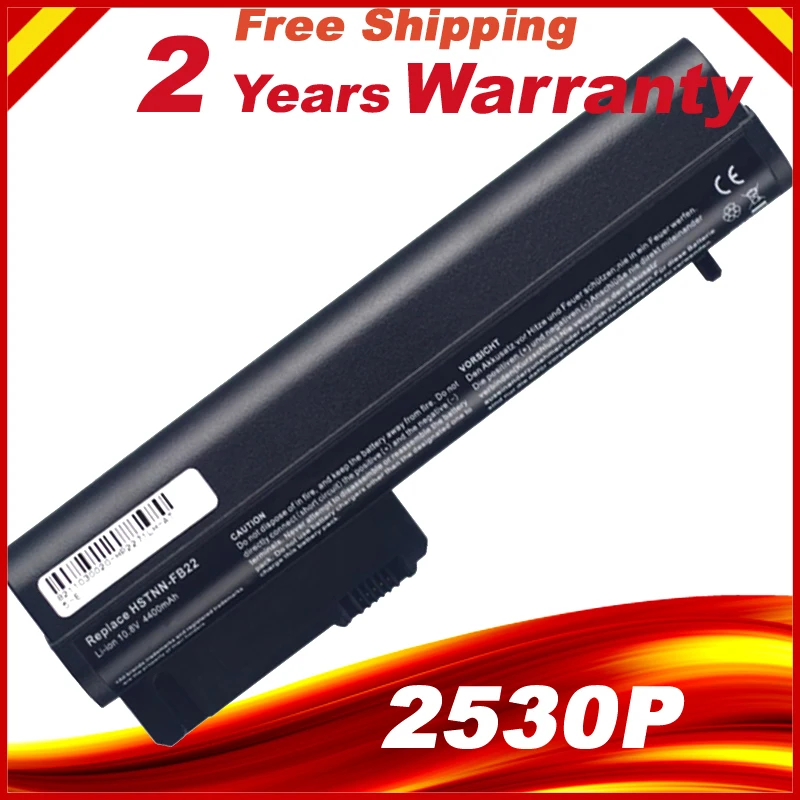 

Laptop Battery For HP EliteBook 2530p 2540p nc2400 EH767AA HSTNN-C48C 404887-241 EH768AA HSTNN-XB21