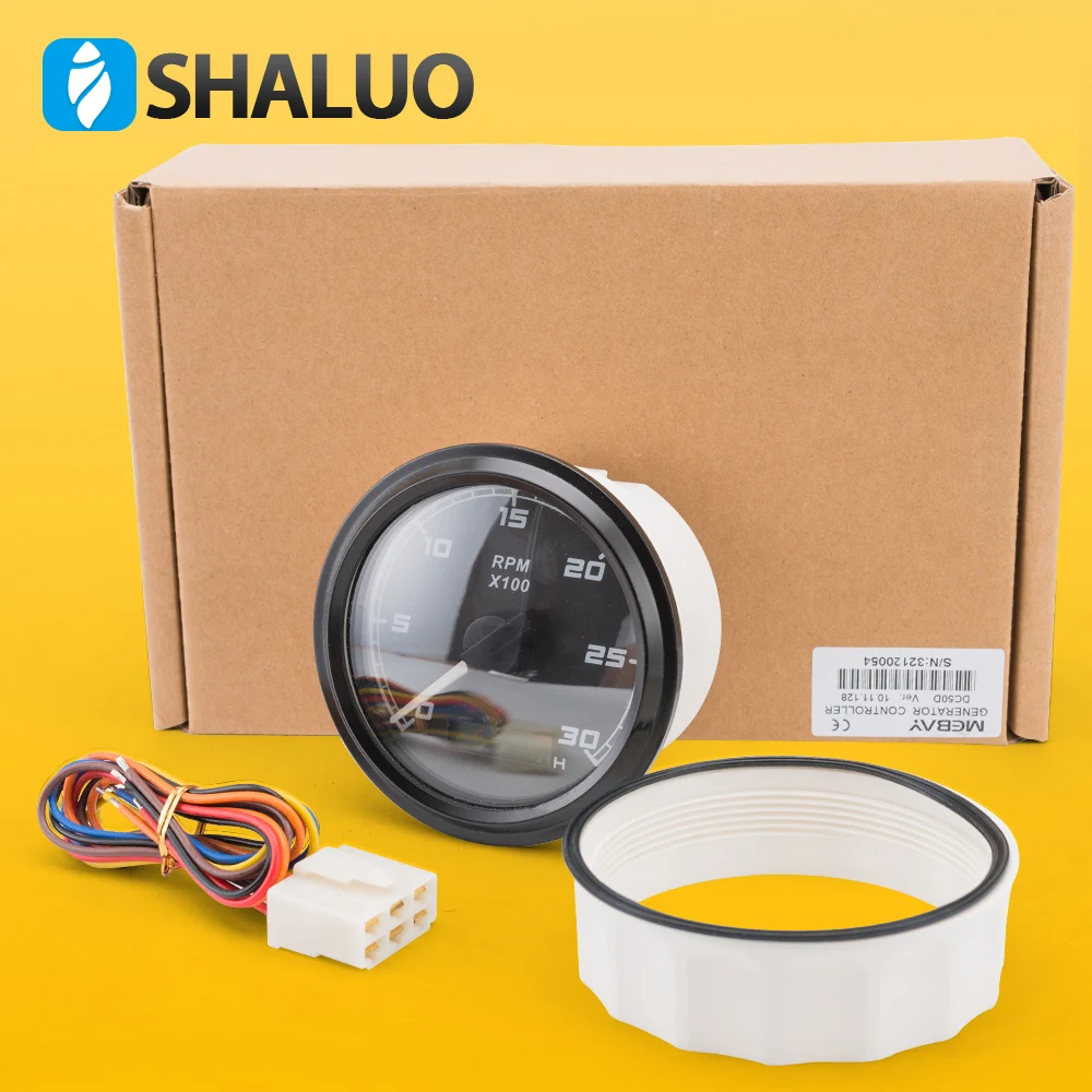 Аналоговый измеритель скорости с ЖК дисплеем частотой вращения 12 В 24 В|rpm