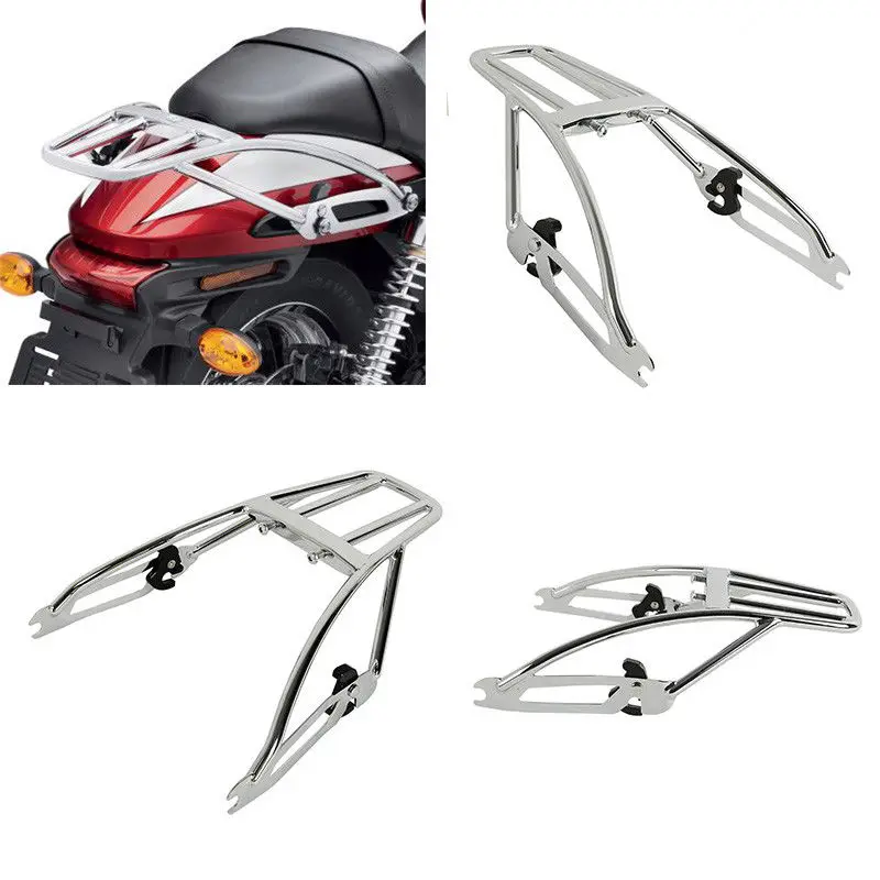 Мотоциклетный хромированный Двухместный багажник для Harley Street 500 750 XG 15 18|Накладки