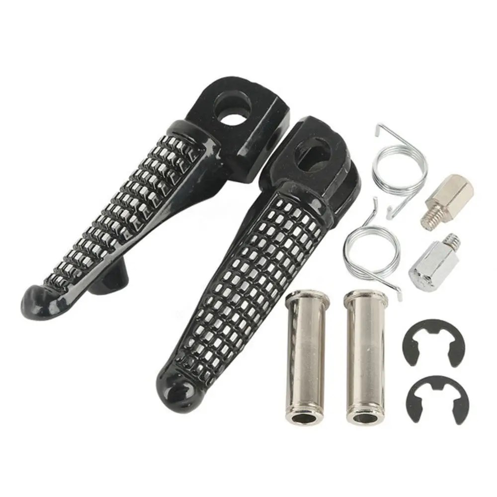 Черная опора для ног передняя Kawasaki Ninja ZX10R 2004 2013 ER6F ER6N 2009 ZX6R ZX 6R 2003 ZX9R 1998 2003|for kawasaki|zx6r