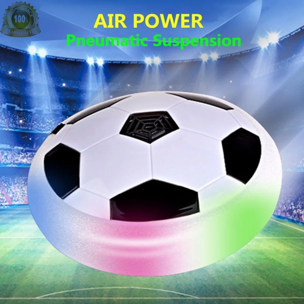 Calcio Giocattoli per I Bambini FlyBall Luci LED Colorati Air Power Calcio Sfera di Volo Per Bambini Lampeggiante Gioco di Sport giocattoli