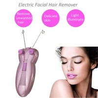 1set professional electric facial hair remover female body face cotton thread depilator shaver lady beauty care machine