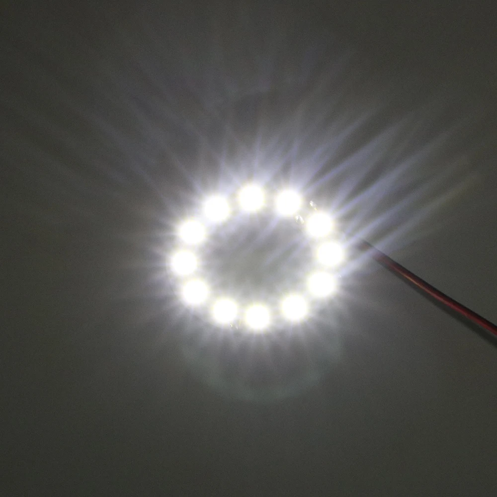 2 шт./компл. Ангел глаз Светодиодный дневной светильник автомобилей головной 40 мм