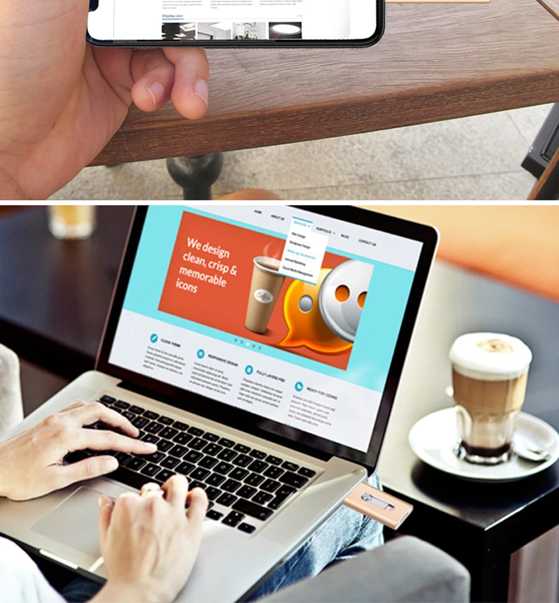Usb флешка Otg BRU 3в1, 8 ГБ, 16 ГБ, 32 ГБ, 64 ГБ, 128 ГБ, 256 ГБ, для Iphone, Ipad, телефона, планшета, lightning, android, флеш-накопитель, Usb флешки