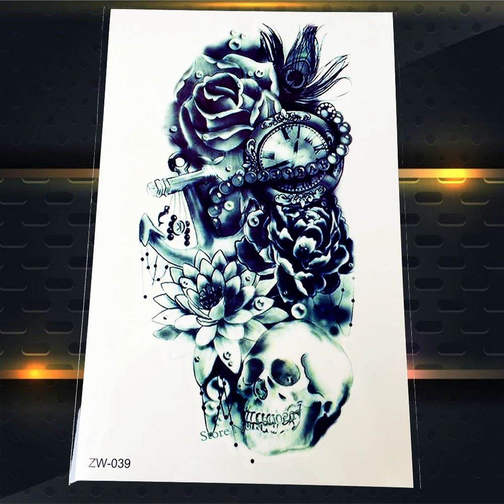 1 шт. Водонепроницаемый рука нога наклейка поддельные татуировки рукава своих