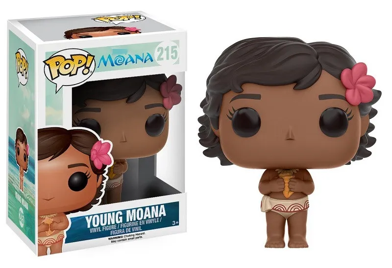 Зеленый Funko pop официальные фильмы: Moana-Moana& PUA, Young Moana, MAUI Виниловая фигурка Коллекционная модель игрушки с оригинальной коробкой - Цвет: Зеленый