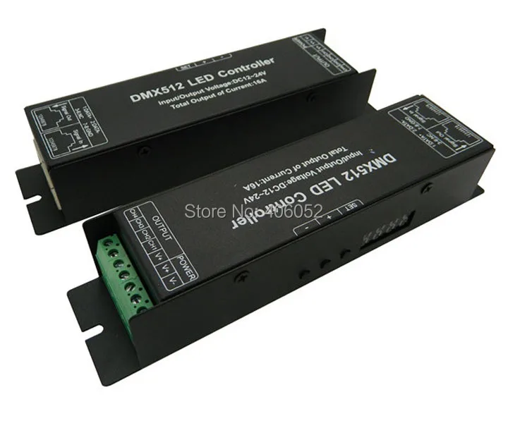 4 канала управляемый контроллер rgbw DMX512 светодиодный декодер и светодиодный драйвер 12В DMX контроллер