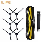 Запчасти для робота-пылесоса Chuwi ILIFE V7 V7S v7s pro kitfort KT520, 6 шт., боковая щетка и 1 шт. основная щетка