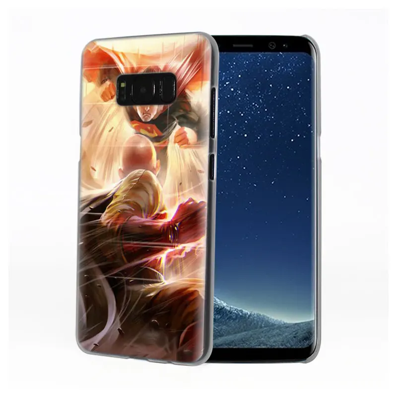 Отбеливать один удар человек телефон чехлы для Samsung Galaxy S8 S9 S10 плюс S10e M10 M20 S6 S7 Край жесткий поликарбонатный чехол-крышка