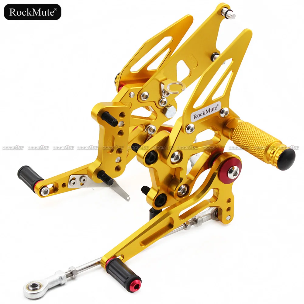 CNC алюминиевый мотоцикл Регулируемый Rearset задний Набор ножная педаль Подножка для KAWASAKI Ninja 250R 2008 2009 2010 2011 2012