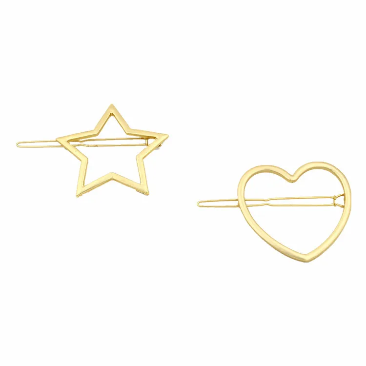 Металлический держатель для хвоста со звездой/пентаграммой заколки волос