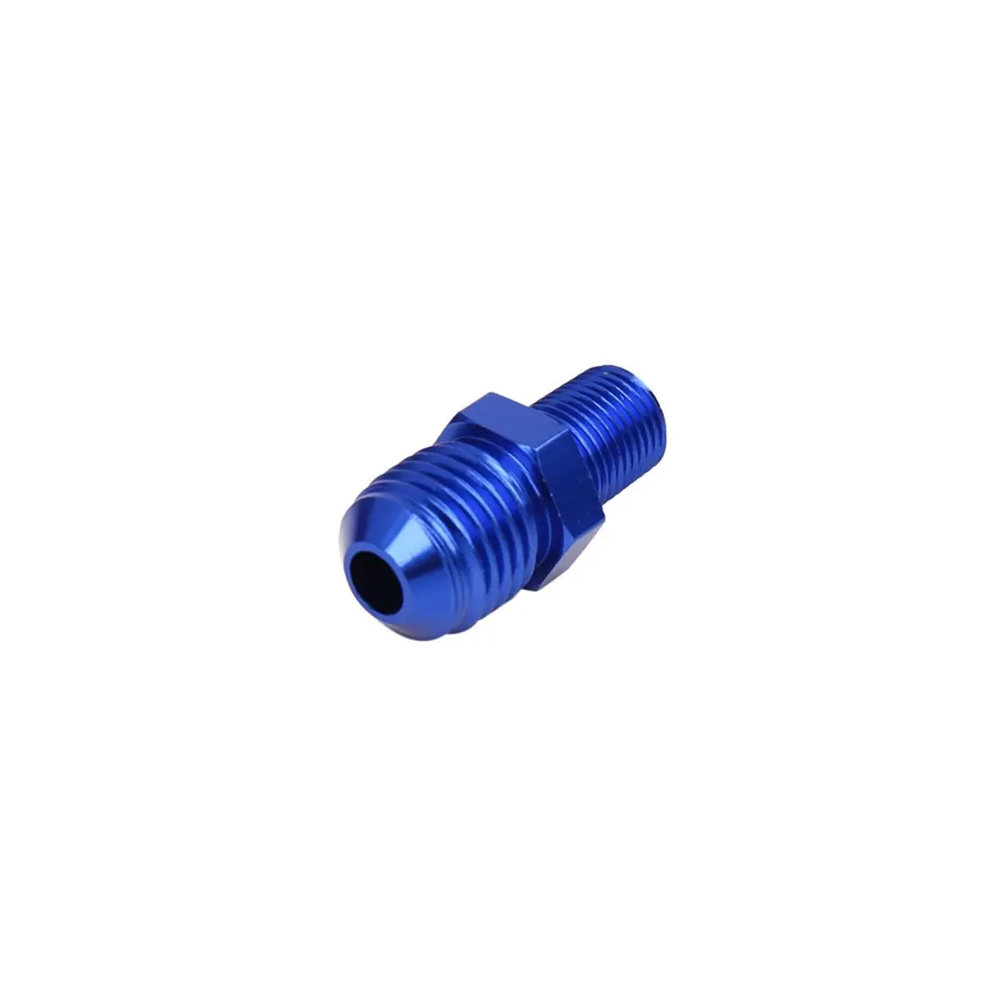 Uxcell Blue AN6 1/8 дюймов прямой автомобильный шланг для подачи топлива и воздушного