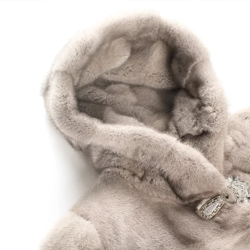 2021 бренд класса люкс для женщин натуральная норковая Меховая куртка длинная