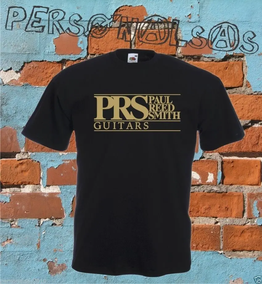 Футболка PAUL RED SMITH PRS GUITAR BASSO DRUMS крутая Повседневная футболка для мужчин унисекс