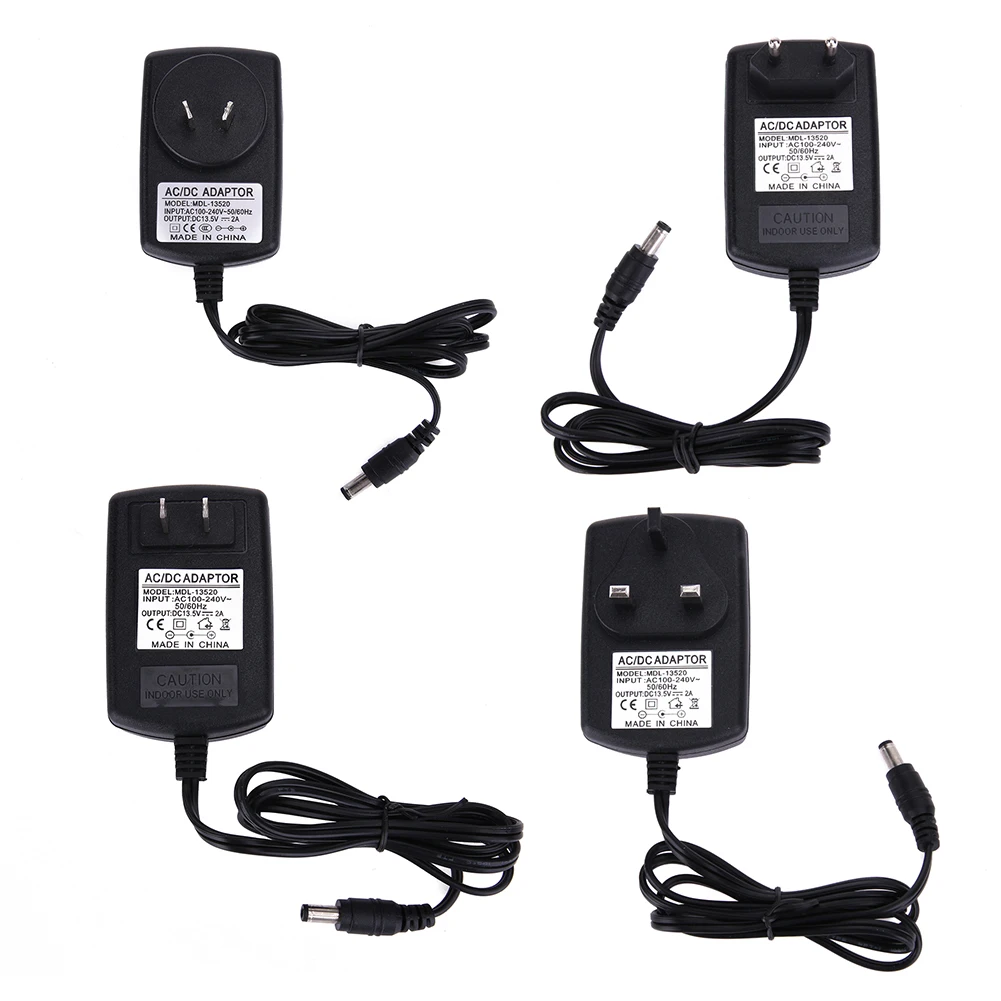 DC 13,5 V 2A адаптер переменного тока 100~ 240V 50/60 Гц переменного тока в постоянный преобразователь Питание адаптер 5,5*2,5 мм