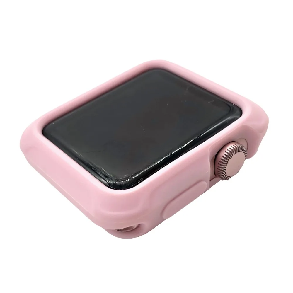 Joyozy силиконовый мягкий чехол для apple watch band защита 42 мм 38 ультра тонкий прозрачный
